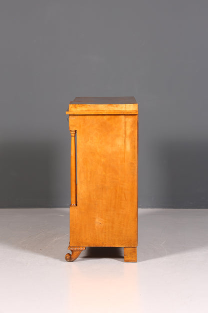 Wunderschöne Original Biedermeier Kommode Antik um 1880 Schubladenkommode Sideboard