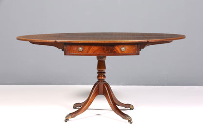 Wunderschöner Englischer Tisch ausklappbarer Esstisch Regency Antik Stil 60s Küchentisch Schreibtisch