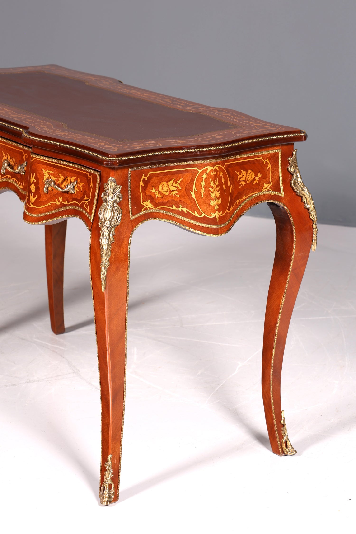 Wunderschöner Louis XV Stil Schreibtisch French Office Desk Antik Stil Bürotisch