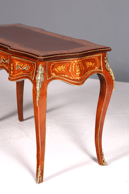 Wunderschöner Louis XV Stil Schreibtisch French Office Desk Antik Stil Bürotisch