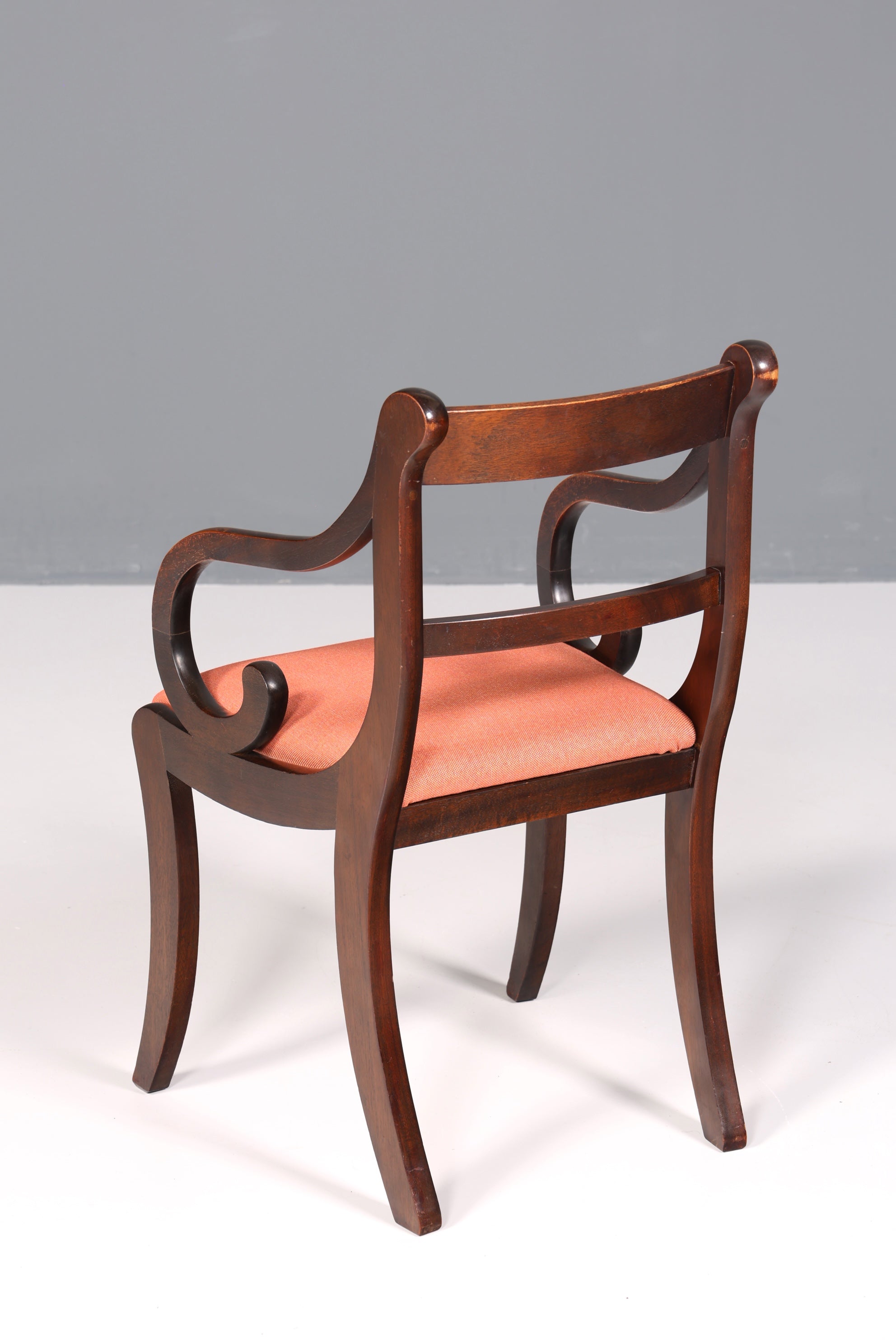 Wunderschöner Englischer Stuhl UK Armlehnstuhl Antik Stil Sekretär Stuhl Polsterstuhl 1 von 2