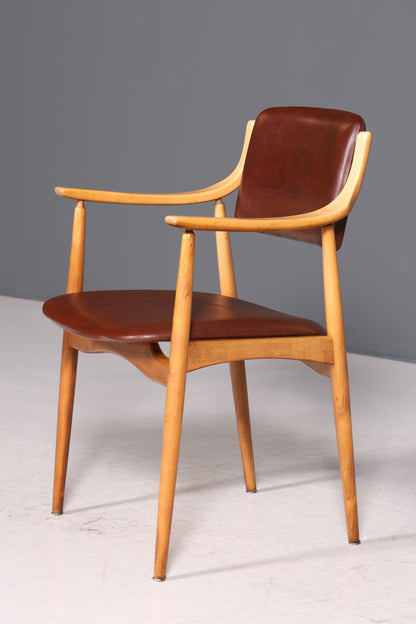 Stilvoller Mid Century Stuhl Retro Sekretär Stuhl Danish Design Küchenstuhl Esszimmer Stuhl