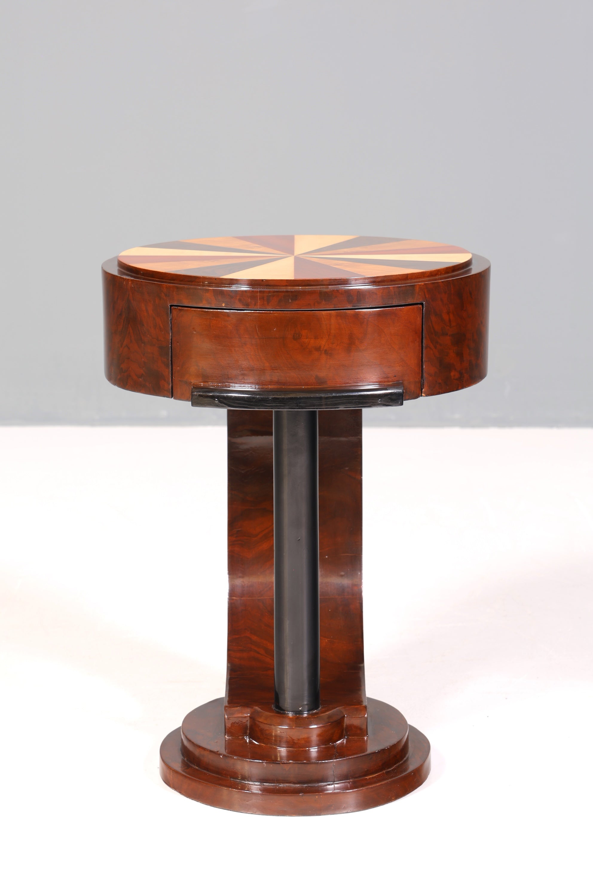 Wunderschöne Art Deco Stil Kommode Beistelltisch Nachtisch Ablagetisch bunt