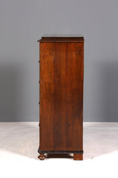 Schlichte Gründerzeit Kommode Jugendstil Antik Sideboard Schubladenkommode Chiffoniere Wäschekommode