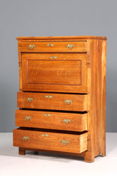 Edler Louis Philippe Sekretär um 1880 Gründerzeit Antik Schrank Chiffoniere Highboard