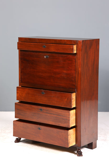 Traumhafter Louis Philippe Sekretär Vertiko Biedermeier Kommode Schubladenkommode
