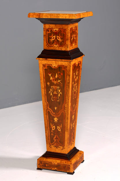 Traumhafte Barock Stil Säule Blumensäule Louis XV Naturstein Marmor Ablage Tisch