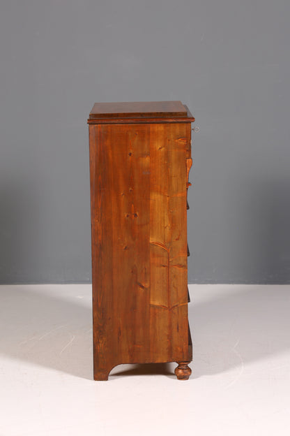 Wunderschöne Gründerzeit Kommode um 1890 Jugendstil Vertiko Antik Chiffoniere Wäschekommode