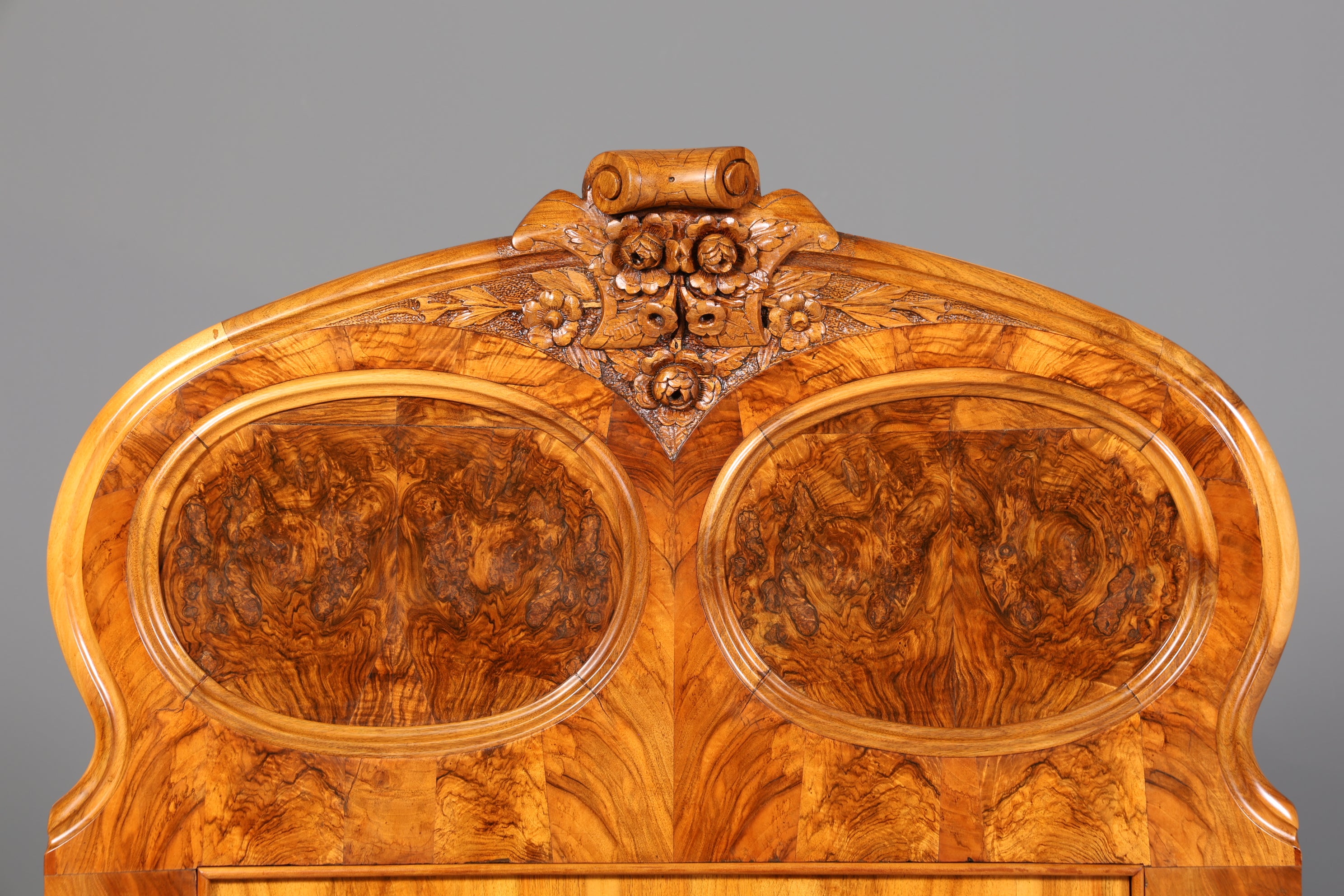 Wunderschönes Louis Philippe Bett Antik Bettgestell echt Holz um 1890