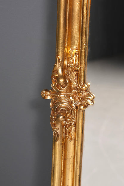 Traumhafter Prunk Barock Stil Standspiegel Gold Antik Stil Ornament Flurspiegel Spiegel
