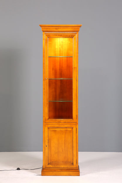 Traumhafte Original Selva Vitrine Antik Stil massiv Holz Geschirrschrank Villa Borghese Schrank 1 von 2