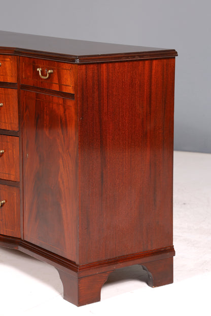 Wunderschönes Englisches Sideboard Mahagoni Schrank Antik 60s Buffetschrank Kommode 1 von 2