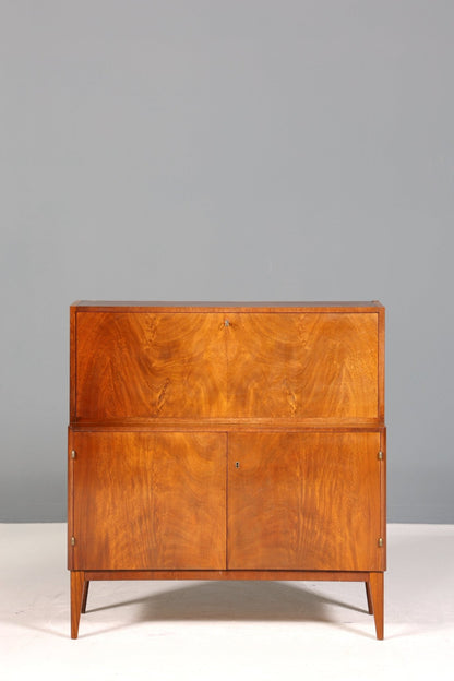 Traumhafter Mid Century Schrank Retro Bücherregal Vintage Barschrank Regal Sekretär 60er Jahre