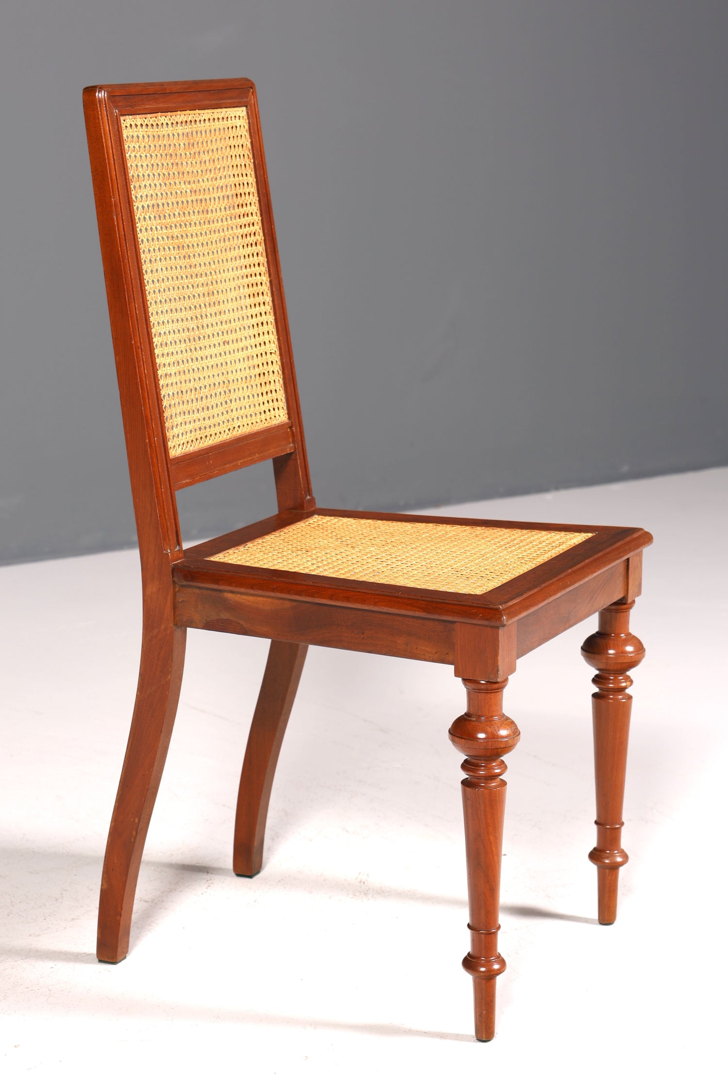 Stilvoller Gründerzeit Stuhl Antik Korbgeflecht Schreibtisch Stuhl Sekretär Stuhl Antik Küchenstuhl 1 von 2