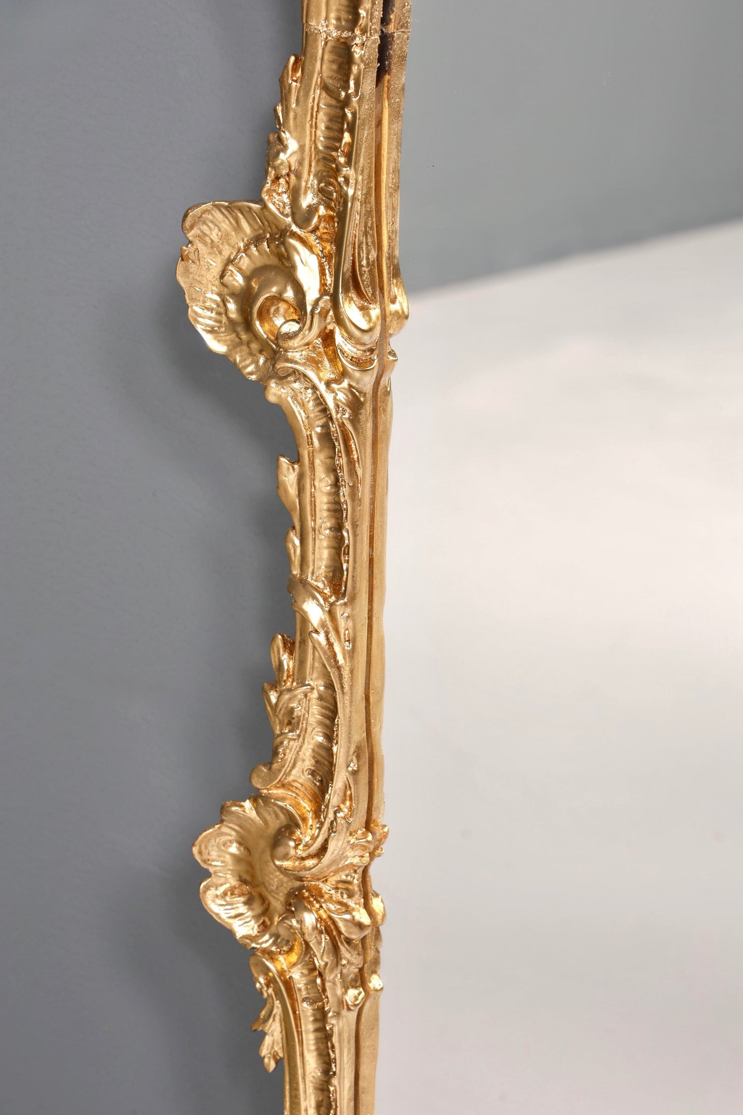 Wunderschöner Prunk Barock Stil Wandspiegel Ornamenten Gold Spiegel Flurspiegel Spiegel