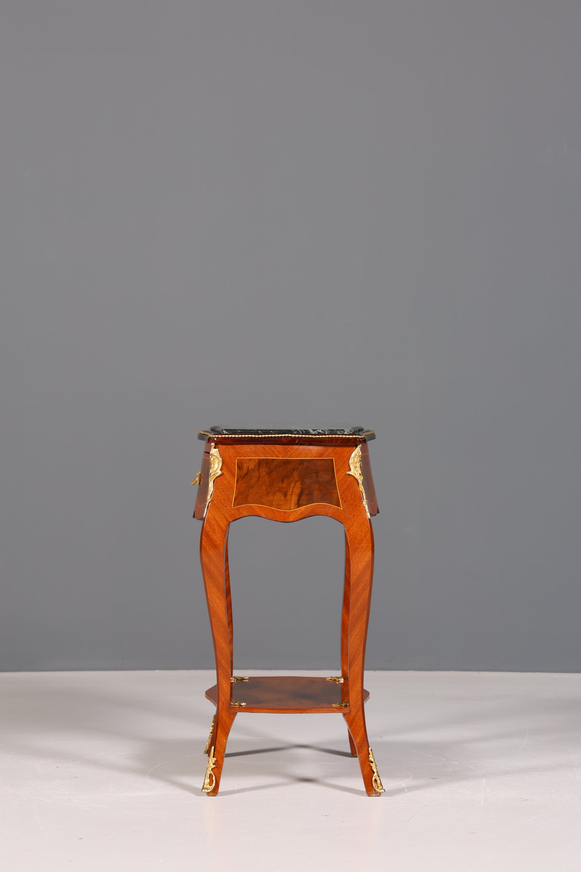 Beautiful Louis XV side table baroque style storage table marble chest of drawers telephone table