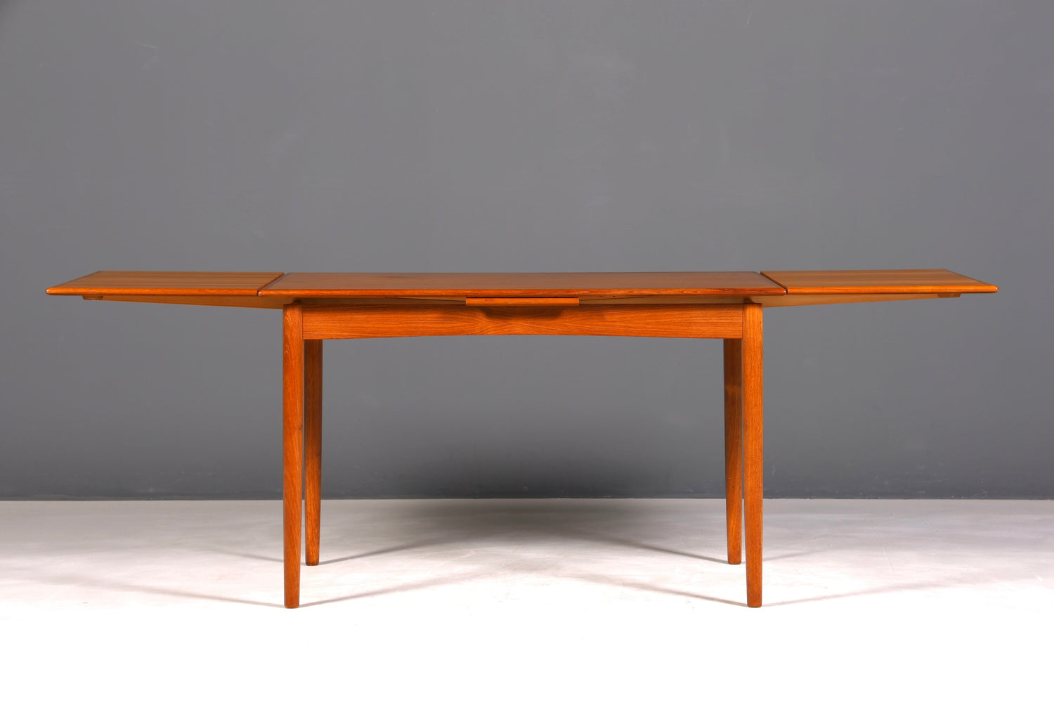 F903 Finish cm Traumhafter Mid Century Esstisch ausziehbarer Danish Design Teak Holz Küchentisch Esszimmer Tisch