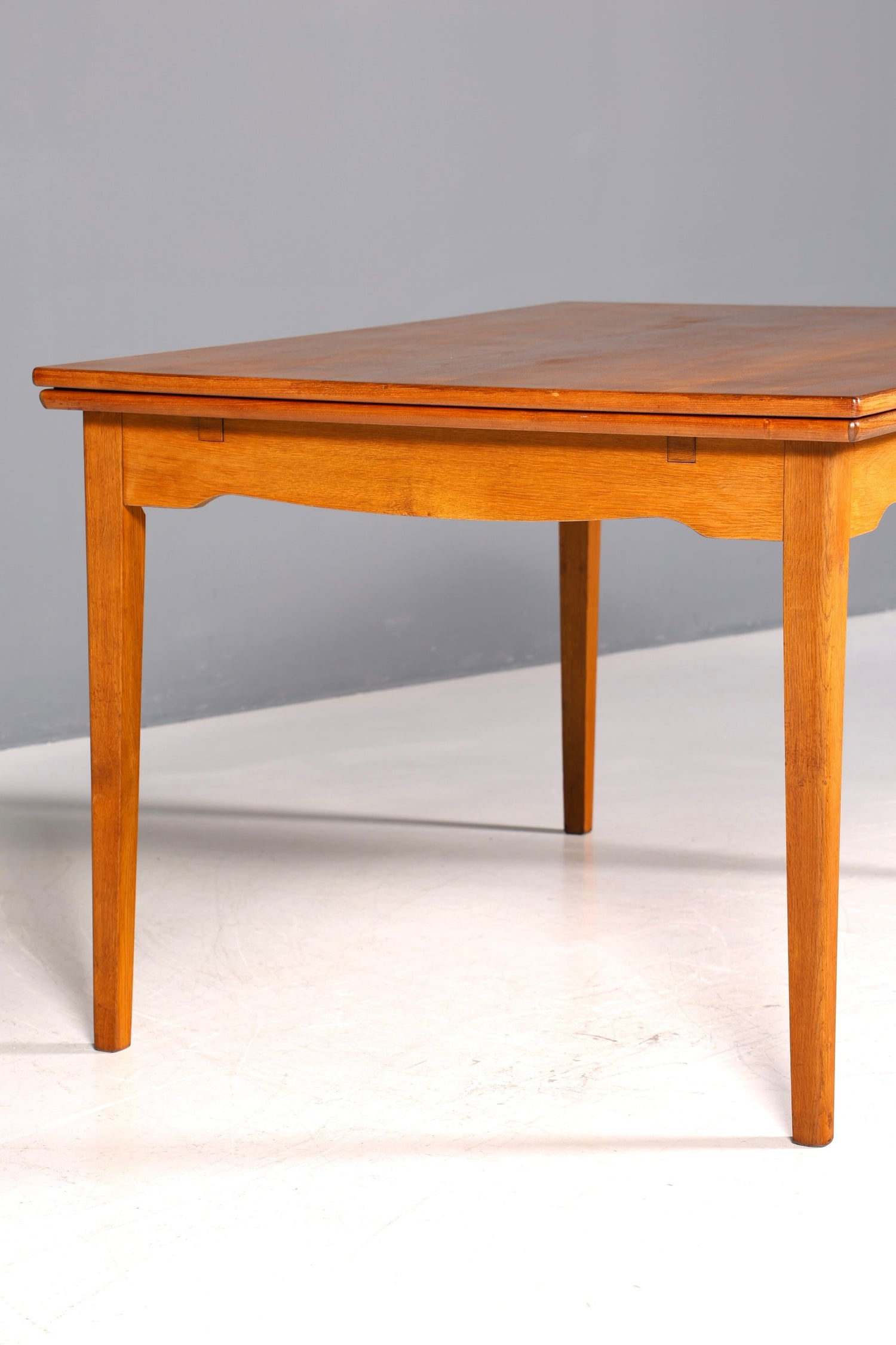 Traumhafter Mid Century Esstisch ausziehbarer Danish Design Teak Holz Küchentisch Esszimmer Tisch