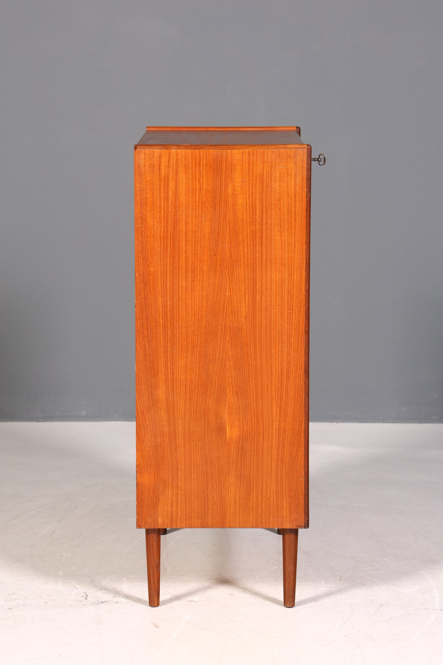 Wunderschöne Mid Century Kommode Retro Teak Holz Danish Design Vertiko 60s 70s Schrank Schubladenkommode