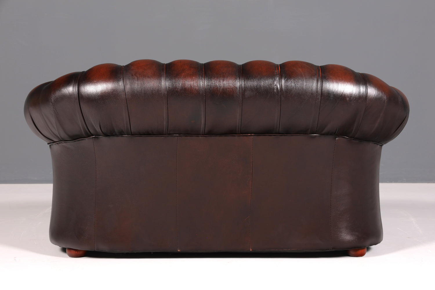 Wunderschönes Original Chesterfield Centurion 2-Sitzer Couch Englisches echt Leder Sofa UK