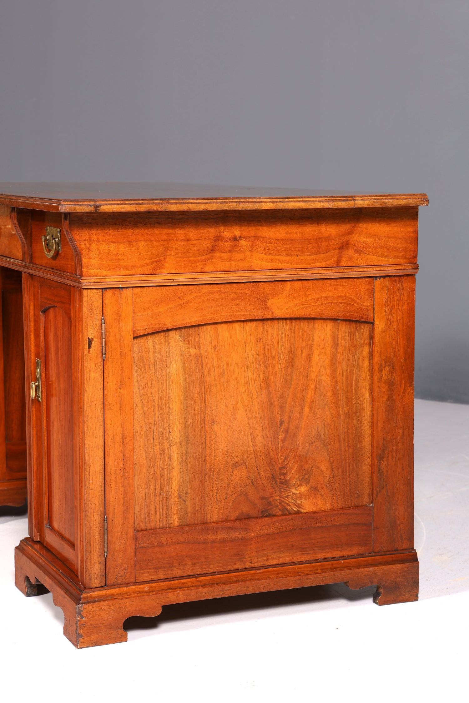 Traumhafter Jugendstil Schreibtisch Eiche Holz Gründerzeit Desk Antik Bürotisch Office Desk