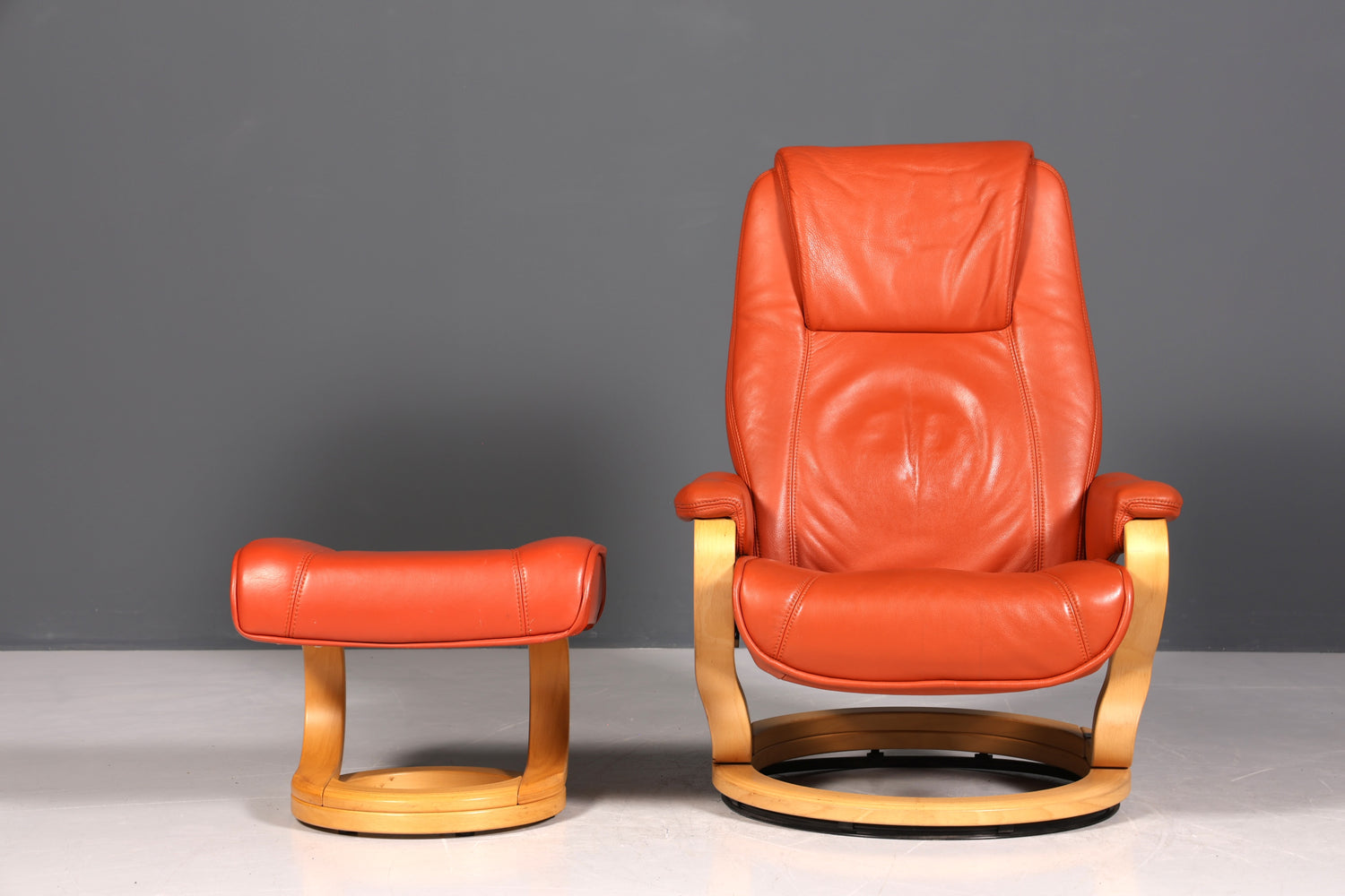 Wunderschöner Original Himolla Sessel &quot;Modell 7032&quot; Armlehnsessel mit Hocker Liegefunktion Relax Sessel