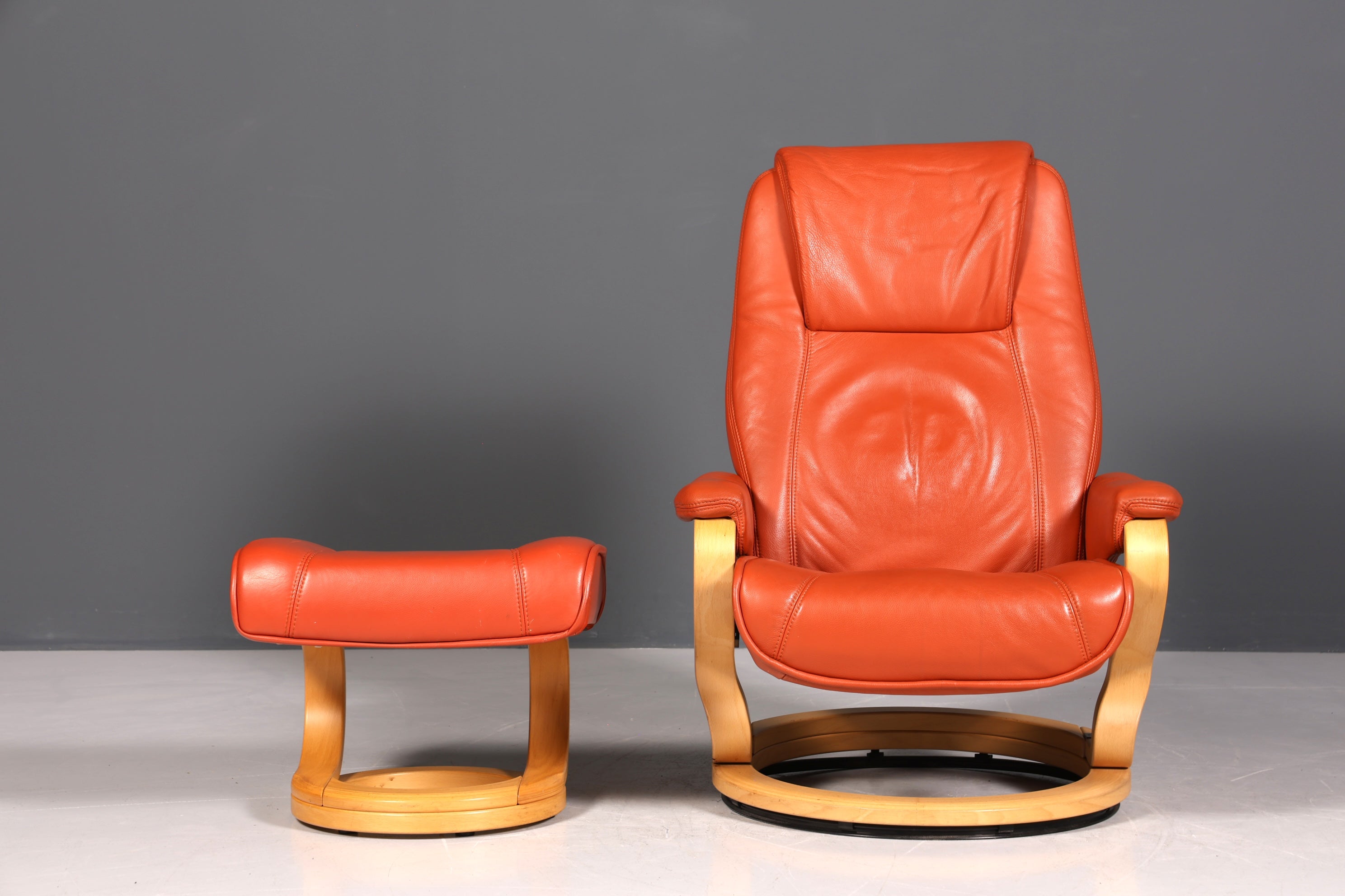 Wunderschöner Original Himolla Sessel &quot;Modell 7032&quot; Armlehnsessel mit Hocker Liegefunktion Relax Sessel