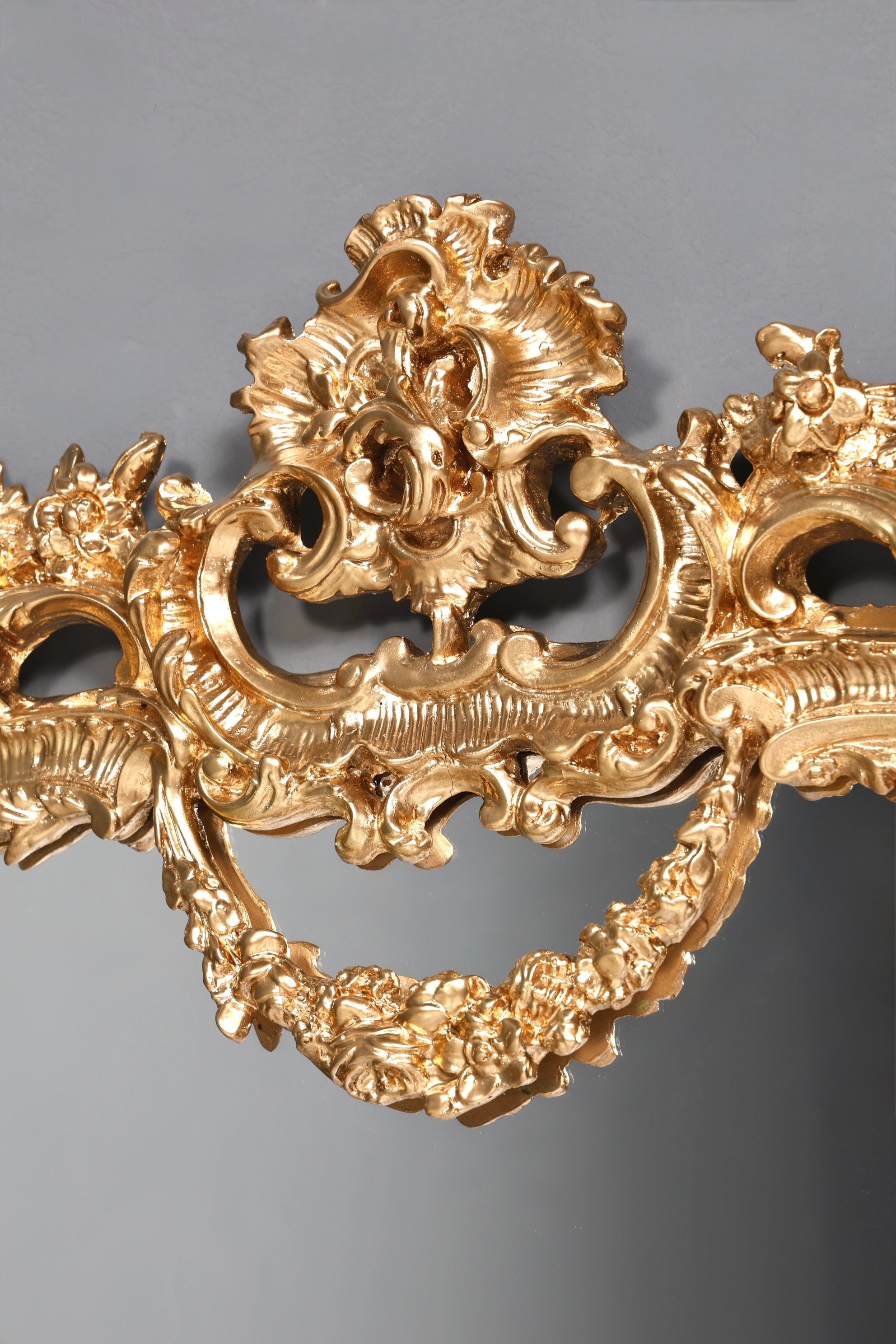 Wunderschöner Prunk Barock Stil Wandspiegel Ornamenten Gold Spiegel Flurspiegel Spiegel