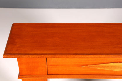 Wunderschöner Englischer Konsolentisch echt Holz Wandtisch Ablagetisch Flurtisch mit Schublade und seitlichen Staufächern UK