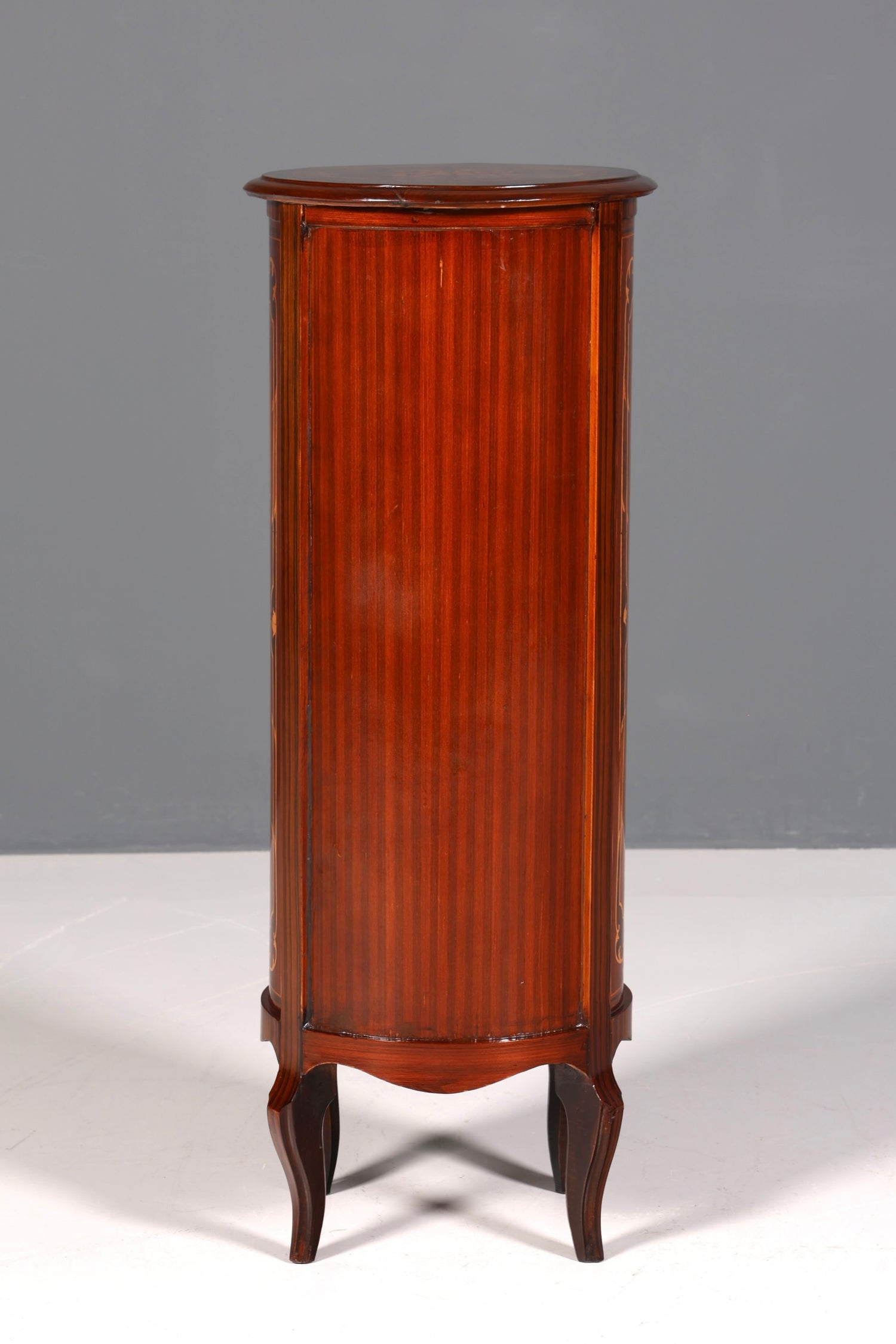 Edle Barock Stil Kommode Vertiko Intarsien Schubladenkommode 7-Schübige Kommode