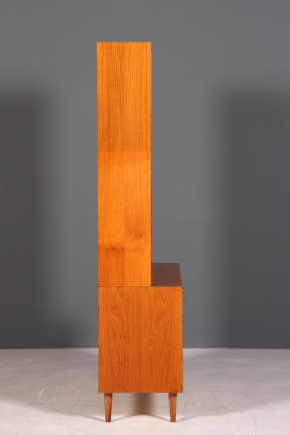 Wunderschönes Mid Century Regal Danish Design Teak Holz Schrank Retro Bücherregal Kommode 1 von 2