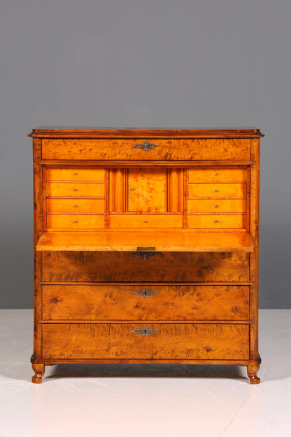 F878 Finish cm Wunderschöner Gründerzeit Sekretär Kommode Jugendstil Schubladenkommode Antik Vertiko