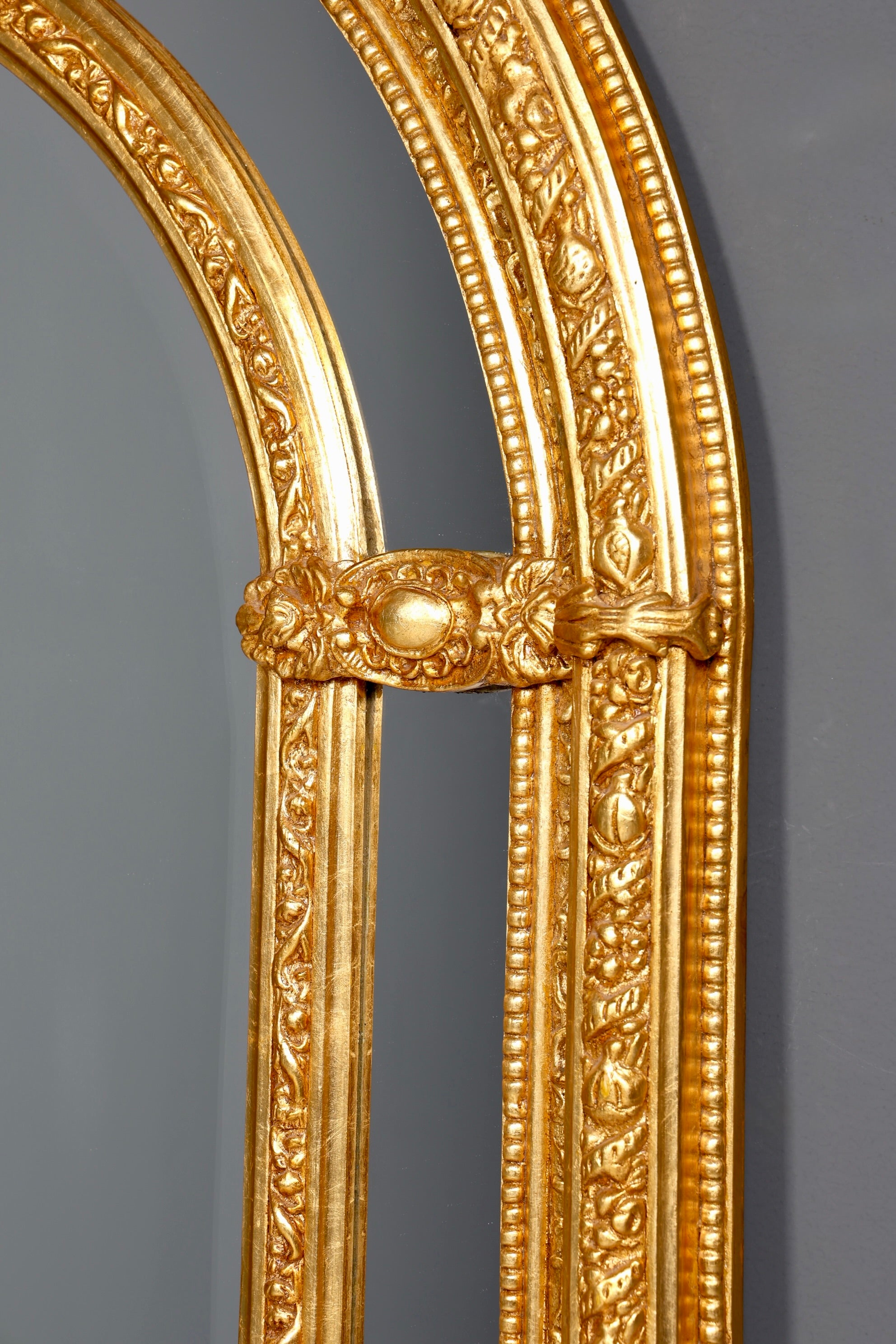 Beeindruckender XXL Prunk Barock Stil Standspiegel Antik Stil Gold Ornament Flurspiegel Spiegel Standspiegel