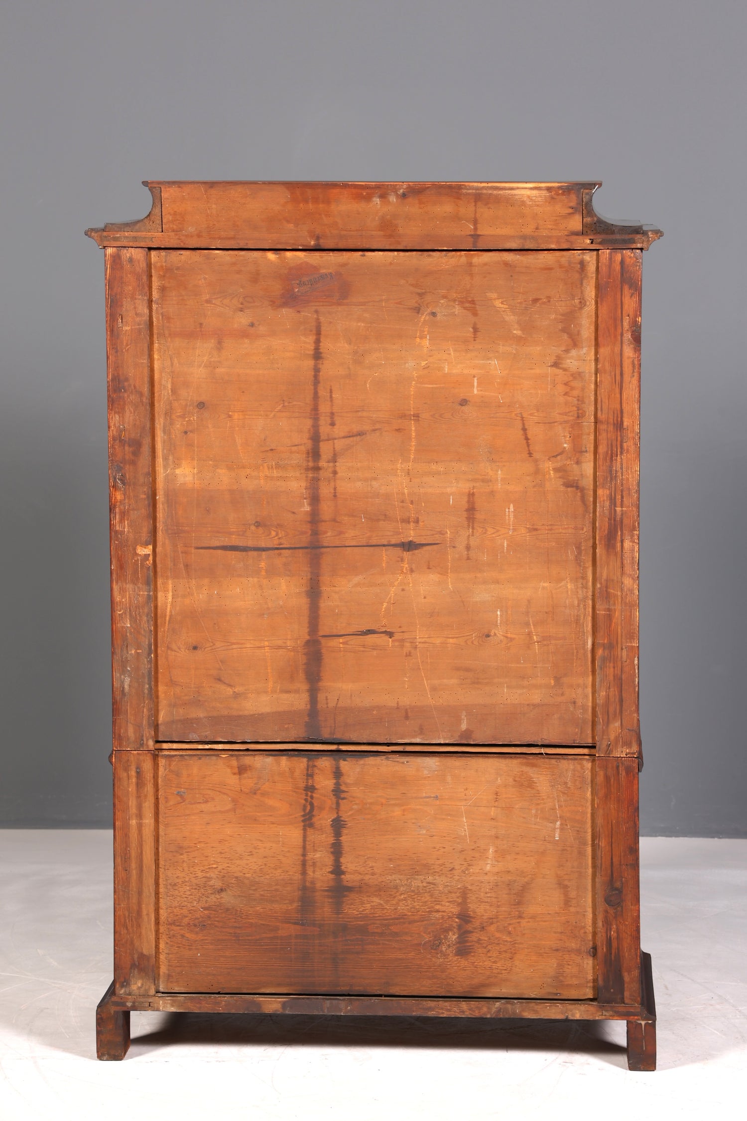 Wunderschöne Louis Philippe Chiffoniere um 1880 Gründerzeit Nussbaum Vertiko Schrank Semainier