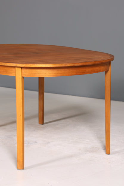 Wunderschöner Mid Century Esstisch ausziehbarer Danish Design Teak Holz Küchentisch Esszimmer Tisch