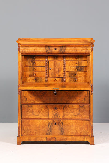 Traumhafter Louis Philippe Sekretär um 1880 Gründerzeit Antik Schrank Chiffoniere