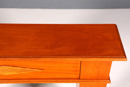 Wunderschöner Englischer Konsolentisch echt Holz Wandtisch Ablagetisch Flurtisch mit Schublade und seitlichen Staufächern UK