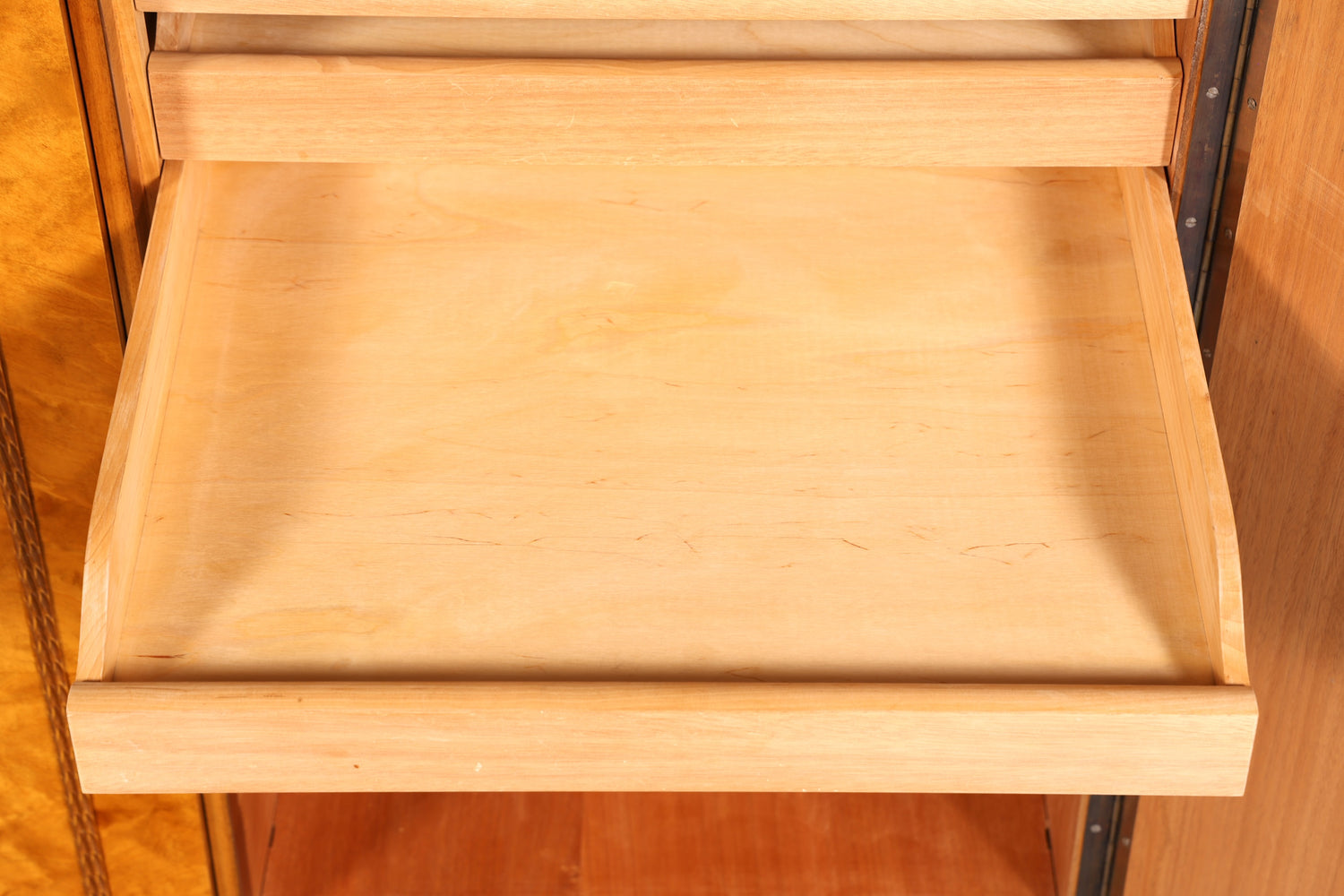 Edler Chippendale Schrank Barock Stil Vertiko Highboard Antik 50s 60s Kommode Aktenschrank Wäscheschrank