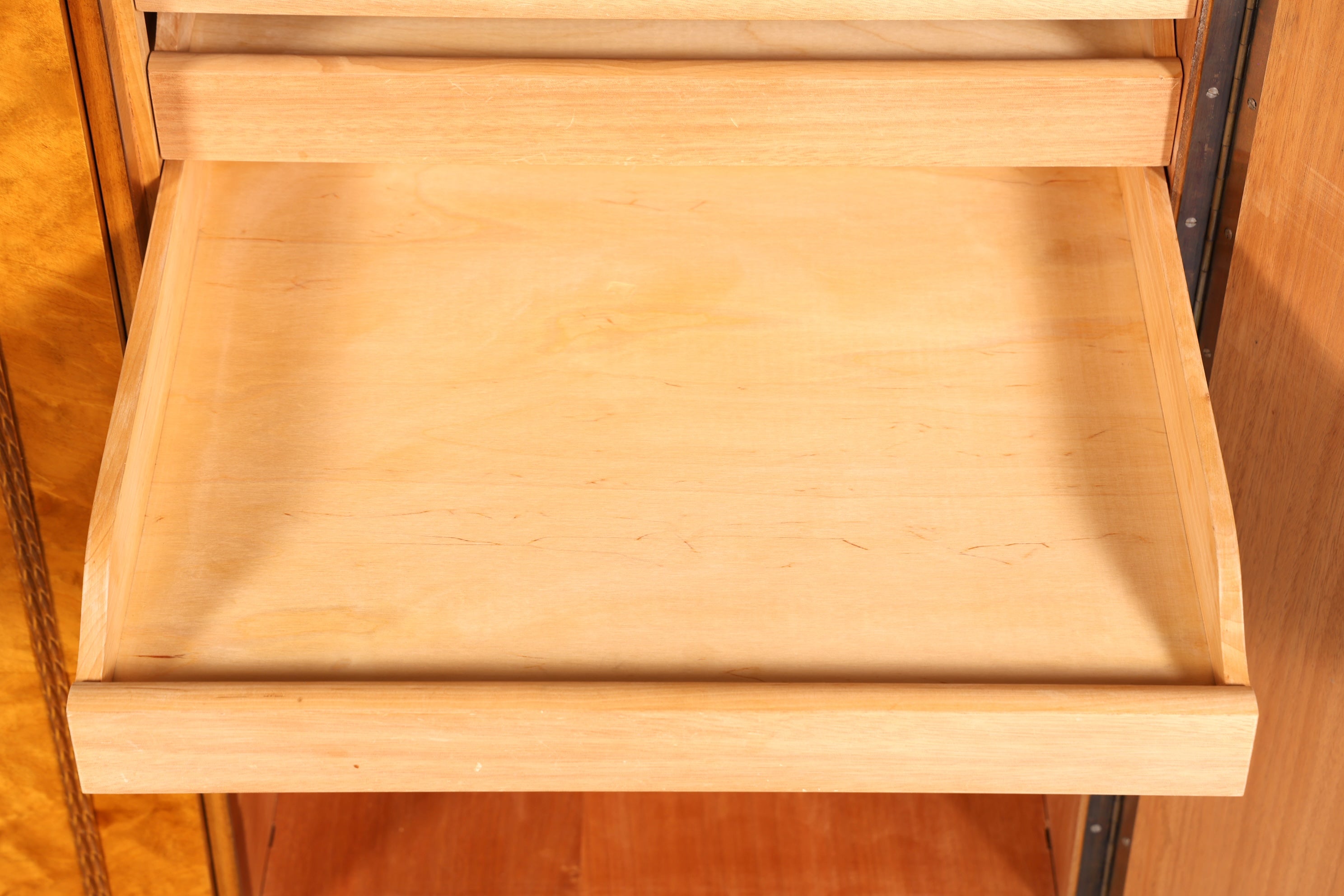 Edler Chippendale Schrank Barock Stil Vertiko Highboard Antik 50s 60s Kommode Aktenschrank Wäscheschrank