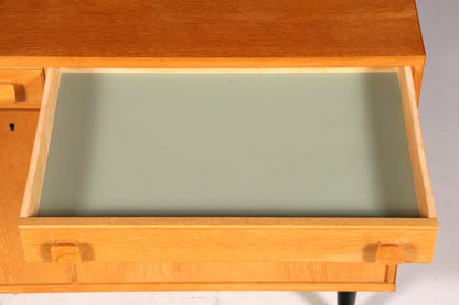 F894 Finish Traumhaftes Mid Century Regal echt Holz Schrank Danish Design Retro Kommode Vintage Bücherregal 60er Jahre