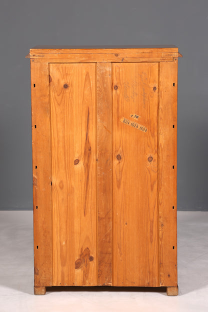 F898 Finish cm Wunderschöne Gründerzeit Kommode Jugendstil Vertiko Schubladenkommode Antik Wäschekommode