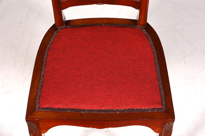 Wunderschöner Jugendstil Stuhl Sekretär Stuhl Englisch Antik Küchenstuhl um 1900 1 von 2