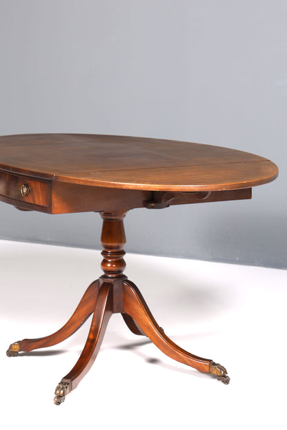 Wunderschöner Englischer Tisch ausklappbarer Esstisch Regency Antik Stil 60s Küchentisch Schreibtisch