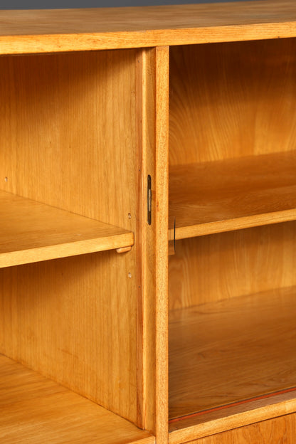 F891 Finish cm Traumhafter Mid Century Highboard Retro Vitrine 60er Jahre Schrank Kommode