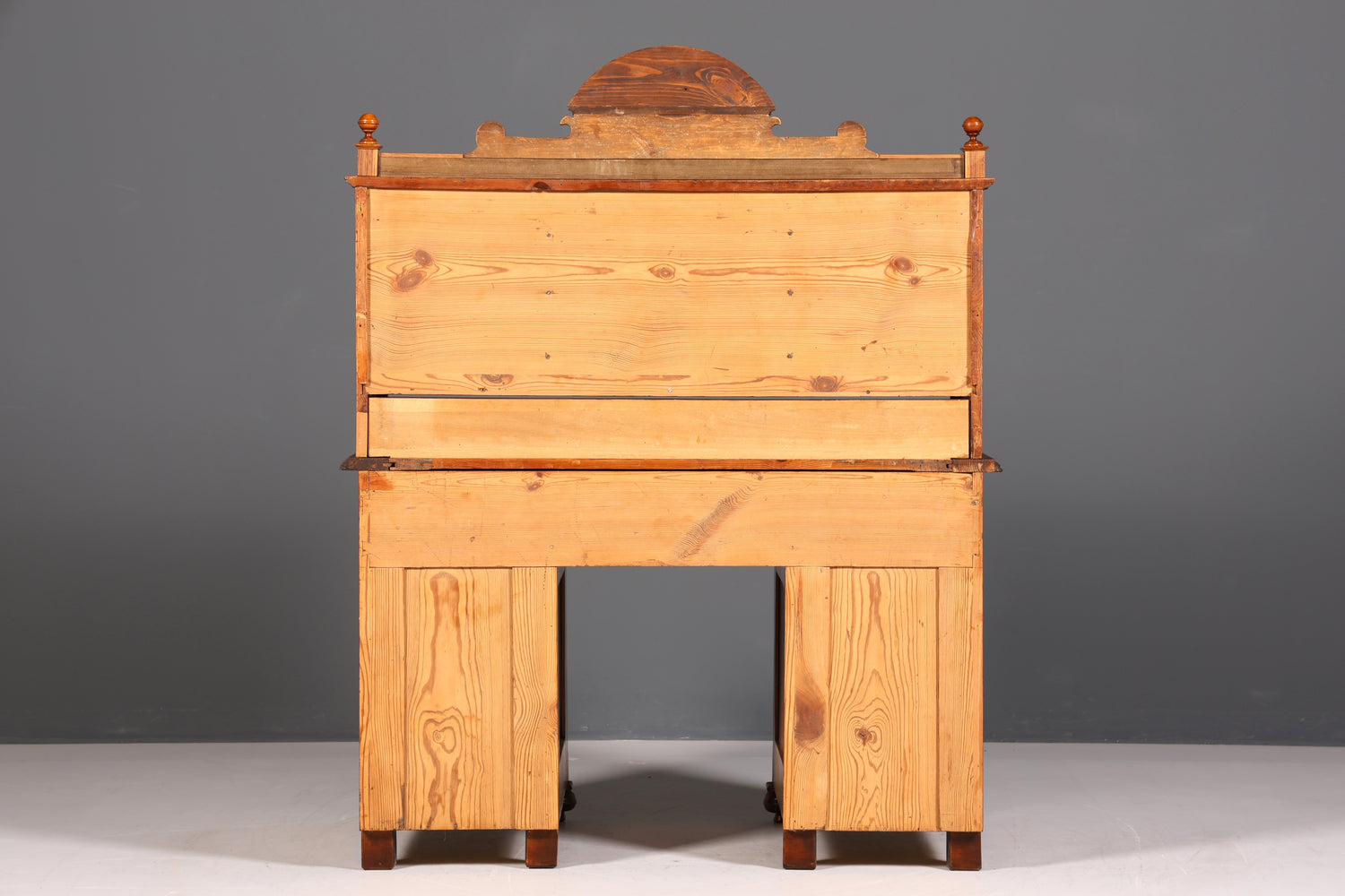 Traumhafter Gründerzeit Schreibtisch mit Aufsatz Jugendstil Bürotisch echt Holz Antik Office Desk