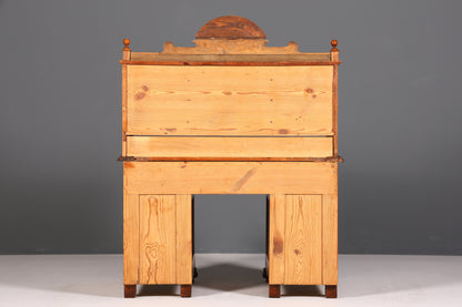 Traumhafter Gründerzeit Schreibtisch mit Aufsatz Jugendstil Bürotisch echt Holz Antik Office Desk