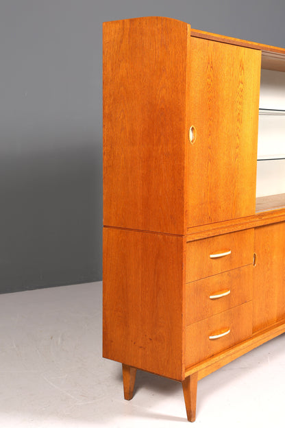 Traumhafter Mid Century Schrank Vitrine Vintage Retro Highboard Vitrinenschrank 60s Regal