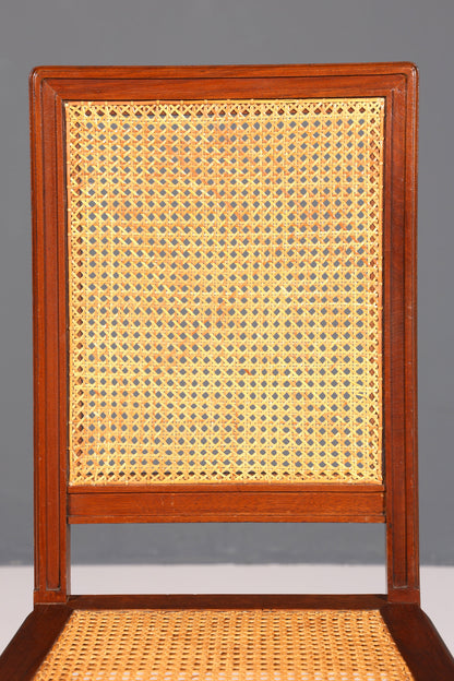 Stilvoller Gründerzeit Stuhl Antik Korbgeflecht Schreibtisch Stuhl Sekretär Stuhl Antik Küchenstuhl 1 von 2