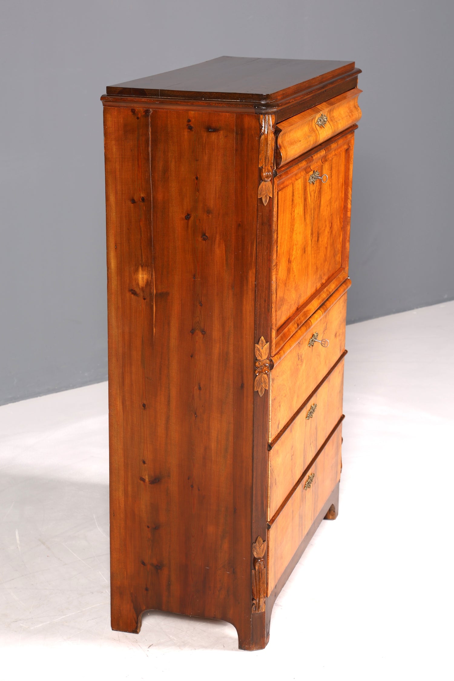 Traumhafter Louis Philippe Sekretär um 1880 Gründerzeit Antik Schrank Chiffoniere