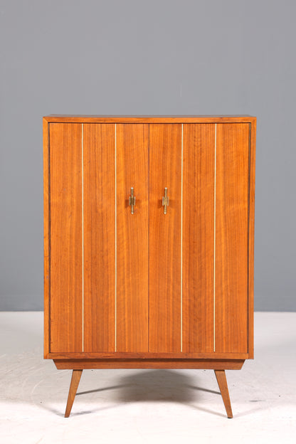 Wunderschöner Mid Century Schuhschrank Vintage Flurschrank Kommode